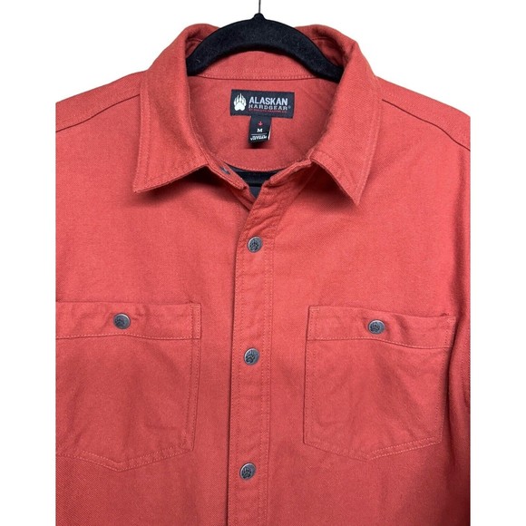 Duluth Alaskan Hardgear Trapline Flannel Relaxed Fit Shacket Men’s Size Medium - Picture 3 of 12